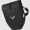ValkBasic - Schwarz 28L große & wasserdichte Gepäckträgertasche Mit Reflektoren, Kantenschutz & praktischem Rollverschluss